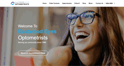 Desktop Screenshot of eastwoodeyes.com.au